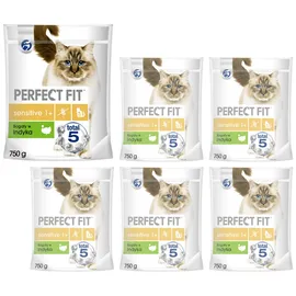 PERFECT FIT Sensitive 1+ Katzenfutter mit Truthahn 3x750g