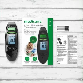 Medisana TM 750 digitales Fieberthermometer Ohrthermometer Stirnthermometer 6in1