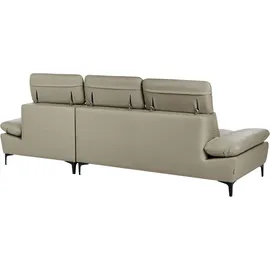 Beliani Ecksofa 4-Sitzer Farila Echtleder L-Förmig mit Chaiselongue linksseitig