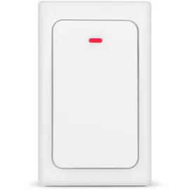 Alecto Moderne Funkklingel - Kinetisch Batterielos bis zu 50 Meter, IP44 weiss, 36 Melodien, Kinderleichte Installation - praktisch und langlebig