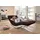 W.Schillig Relaxliege daily dreams Leder 95 x 85 x 169 cm Braun mit Kissen