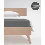 FLEURESSE Comfort 001117 Jersey 200 x 200 - 200 x 220 cm steingrau