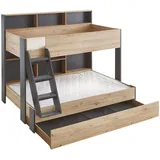 RELITA Etagenbett RELITA 90 x 190 cm Eiche beige