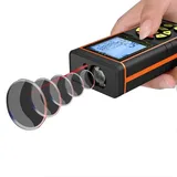 40 m/60 m/80 m/100 m Lasermessgerät, Hand-Laser-Entfernungsmesser, digitales Messwerkzeug mit Griff, mit hintergrundbeleuchteter Wasserwaage und