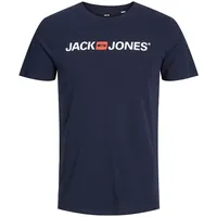JACK & JONES CORP LOGO TEE blau XL