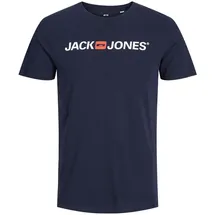 JACK & JONES CORP LOGO TEE blau XL