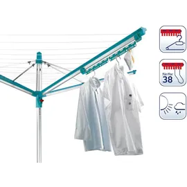 Leifheit Easyclip Linomatic Wäscheklammern blau/grün/türkis