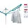 Leifheit Easyclip Linomatic Wäscheklammern blau/grün/türkis