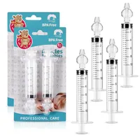 ZONJIE Nasenspüler, 4 Stück Baby-Nasendusche, wiederverwendbarer Nasenreiniger mit Silikon-Nasensaugerspitze, 10 ml Nasenspüler Kinder Tragbarer Nasenspüler