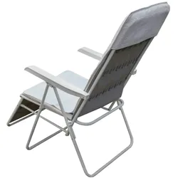 EXKLUSIV HEIMTEXTIL Gartenstuhlauflage 1 Stück 60 x 120 x 20 cm Weiss