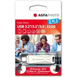 AgfaPhoto USB 3.0 2in1 32GB USB-TypeC