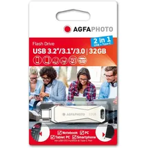 AgfaPhoto USB 3.0 2in1 32GB USB-TypeC