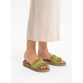 ARA KENT Pantolette für Damen, grün, 37 EU