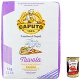 5x Farina Caputo Nuvola Pizza Napoli Pizzamehl Für Leichten Teig 5kg +Polpa 400g