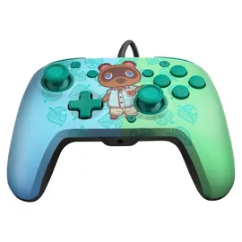 PDP Faceoff Deluxe Controller Animal Crossing Grün für Nintendo Switch