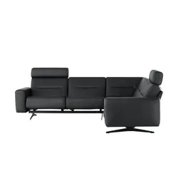 Stressless Ecksofa  Stella , schwarz , Maße (cm): B: 288 H: 78 T: 258