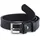 Ladeheid Kindergürtel Leder 2,5 cm Blau/Schwarz 74