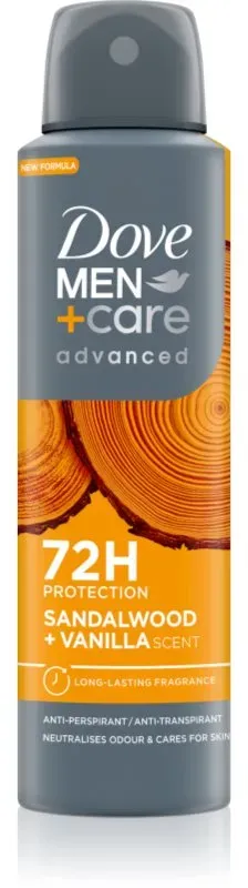 Dove Men+Care Advanced Sandalwood & Vanilla Antiperspirant für Herren Sandalwood&Vanilla 150 ml