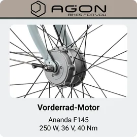 Agon Aurora 28 Zoll RH 48 cm Unisex grau