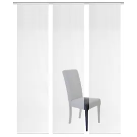 VISION S Schmidt Schiebewand Rom 3er-Set Polyester Weiß 60 x 260 cm