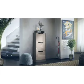 Vladon Space V2 46 x 128 x 23 cm grau matt / grau