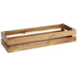 APS 11623 Holzbox SUPERBOX 55,5 x 18,5 x 10,5 cm 11-tlg. braun