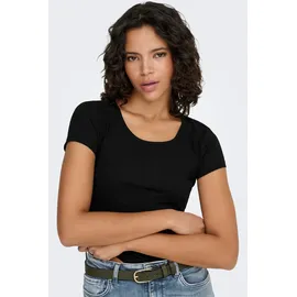 Only Onllive Rundhalsshirt Schwarz M
