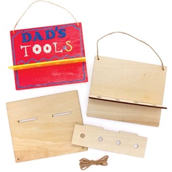 Werkzeuglager Sets aus Holz  (pro Set 3) Bastelbedarf Aufbewahrung
