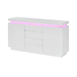 Kommode  Torri , weiß , Maße (cm): B: 150 H: 81 T: 40.0