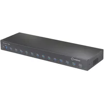 Renkforce RF-6677282 USB-Hub 13 Port USB-A USB 3.2 Gen2 10 GBit/s für industrielle Anwendungen, Rackmontage möglich