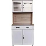 Hti-Living Küchenbuffet Blanca Silber