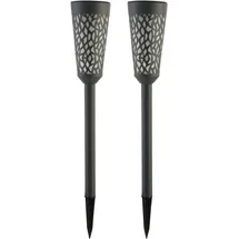 Luxform Solarleuchte schwarz B:9 cm H:5,6 cm L:9 cm 1er Set