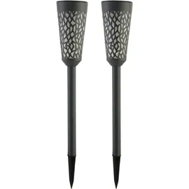 Luxform Solarleuchte schwarz B:9 cm H:5,6 cm L:9 cm 1er Set