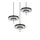 Trio Hängeleuchte 1-flg. LED 60 cm schwarz