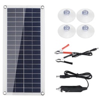 EpheyFIF 50 W Solarpanel kristalline Silikonzelle USB-Ladegerät RV Solarpanel Solarpanel Kit für Auto RV Yacht Outdoor Aufladen