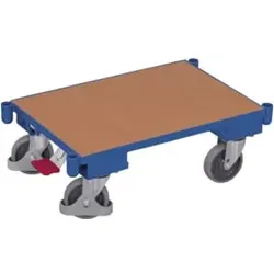 VARIOfit Euro-System-Roller mit Boden und Eckhülsen Zentralbremse EasySTOP