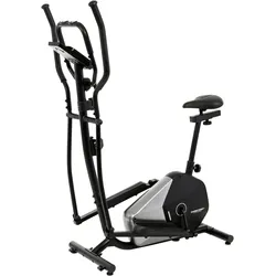 Crosstrainer CHRISTOPEIT SPORT "Crosstrainer CT 6", schwarz, Crosstrainer, ohne Unterlegmatte, B:75cm H:158cm L:116cm