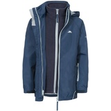 Trespass Rockcliff, Navy, 2/3, Wasserdichte 3-in-1 Jacke mit Kapuze, herausnehmbare Innenjacke aus Fleece für Kinder / Unisex / Mädchen und Jungen, 2-3 Jahre, Blau