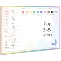 byNia® Schreibtischunterlage Kinder Papier - A3 Malunterlage für Kinder, Schreibtischunterlage Mädchen & Jungen. Lern Schreibtisch Unterlage für Kinder. Schreibtischunterlage Papier Kinder