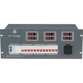 Showgear PSA-32A12M 12x MCB - Schuko- & Multipin-Ausgang