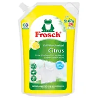 Frosch Citrus Voll-Waschmittel 116664 , 1,8 Liter - Beutel, wiederverschließbar, für ca. 24 Waschladungen