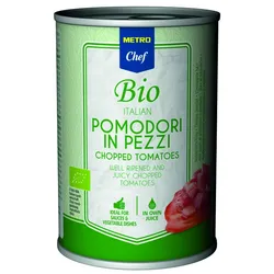 METRO Chef Bio Gehackte Tomaten 12 x 400 g (4,8 kg)