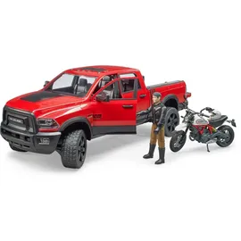 Bruder 02502 - RAM 2500 Power Wagon mit Ducati Desert Sled 1:16