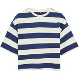 s.Oliver Gestreiftes T-Shirt im Boxy Shape - 42