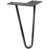 Wagner System Möbelfuß Hairpinlegs Stahl Höhe: 20 cm, schwarz,