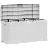 vidaXL Garten-Aufbewahrungsbox 280 L 4810 x 880 x 45 cm Hellgrau