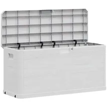vidaXL Garten-Aufbewahrungsbox 280 L 4810 x 880 x 45 cm Hellgrau