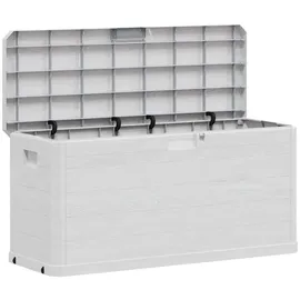 vidaXL Garten-Aufbewahrungsbox 280 L 4810 x 880 x 45 cm Hellgrau