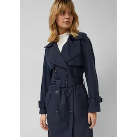 s.Oliver Regular Fit Trenchcoat aus Lyocell - blau - 46