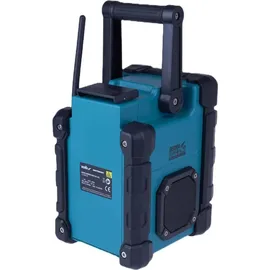 Dedra Akku-Radio DAB+/UKW Bluetooth 18V USB + blau